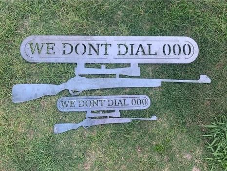 We don't dial - sign