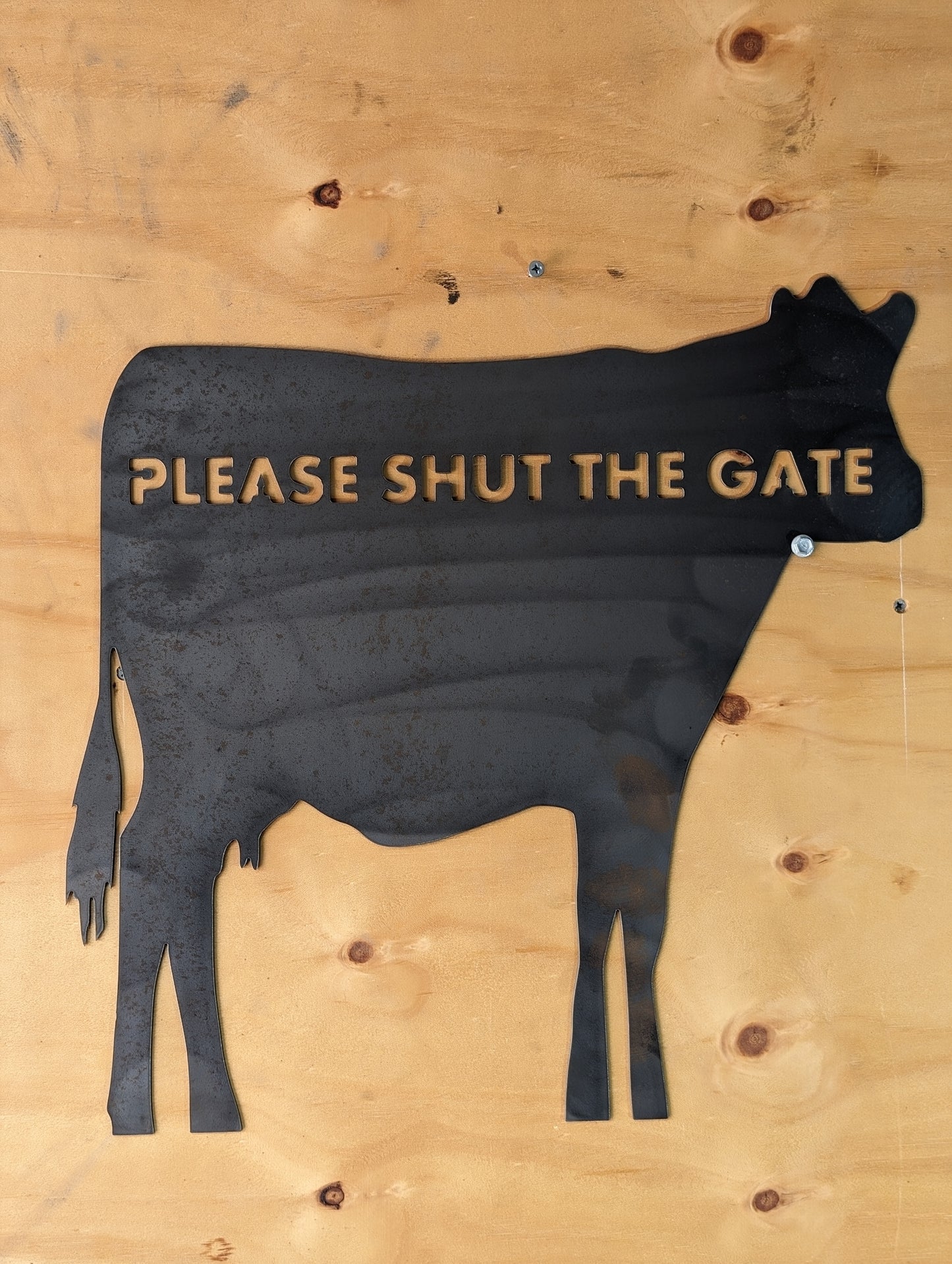 Cow - please shut the gate