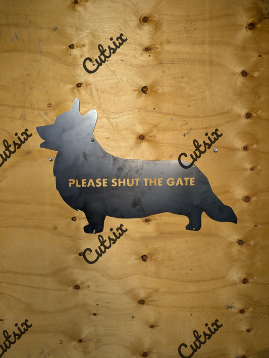 Corgi - please shut the gate